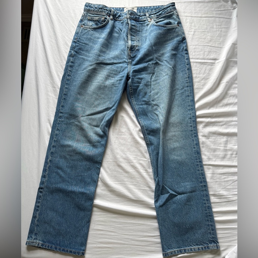Reformation High Rise Blue Denim Jeans